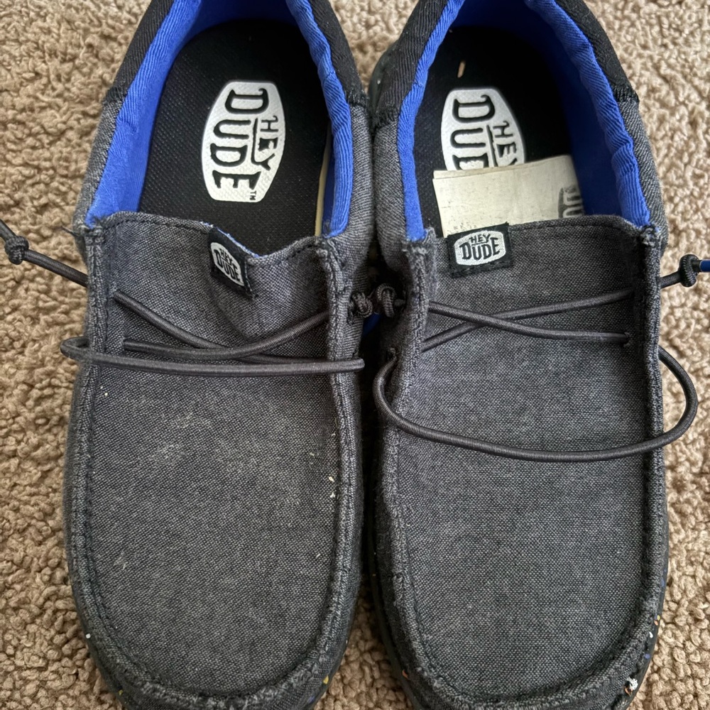Hey Dude Black Casual Slip-On Loafers